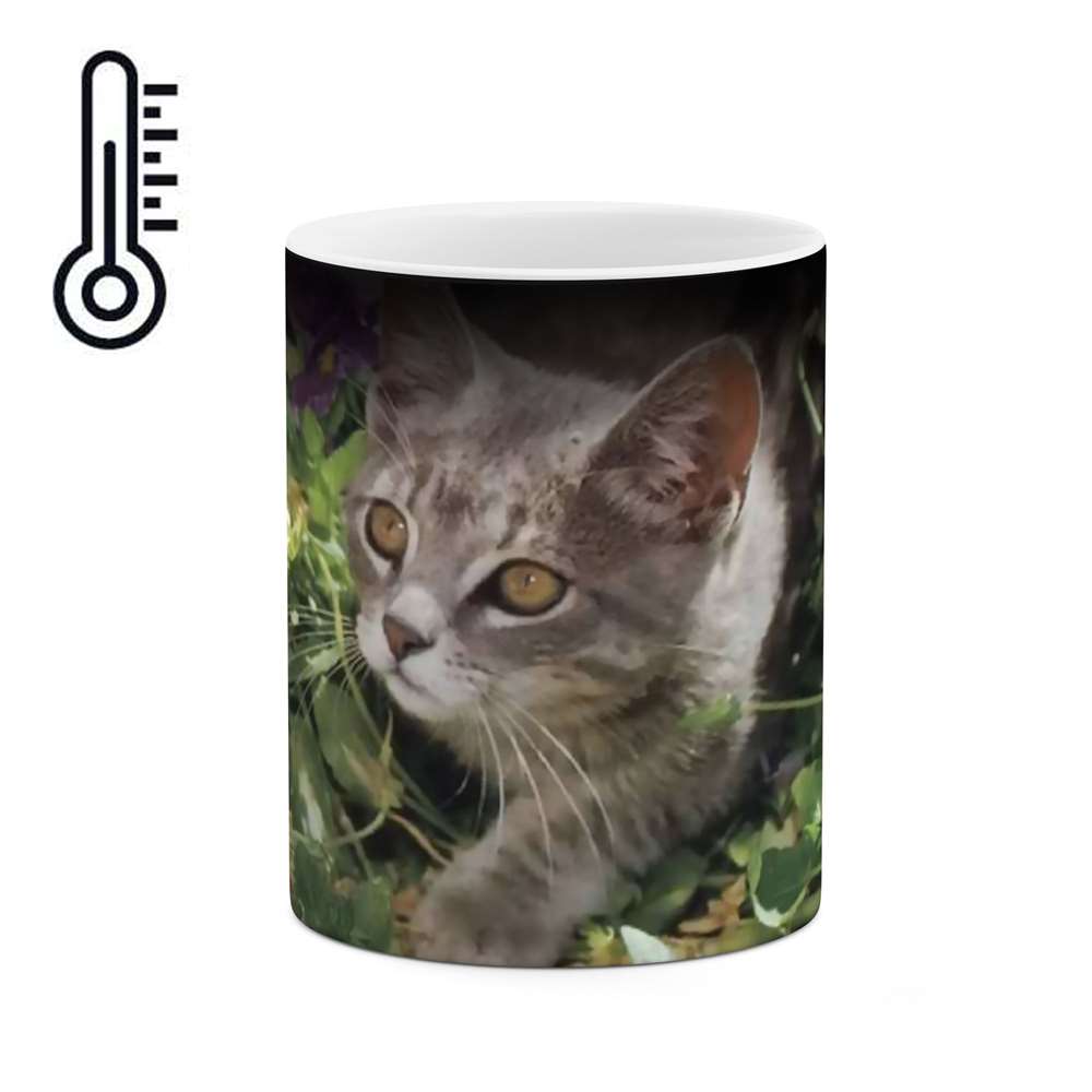 ماگ حرارتی طرح گربه مدل mgh02617