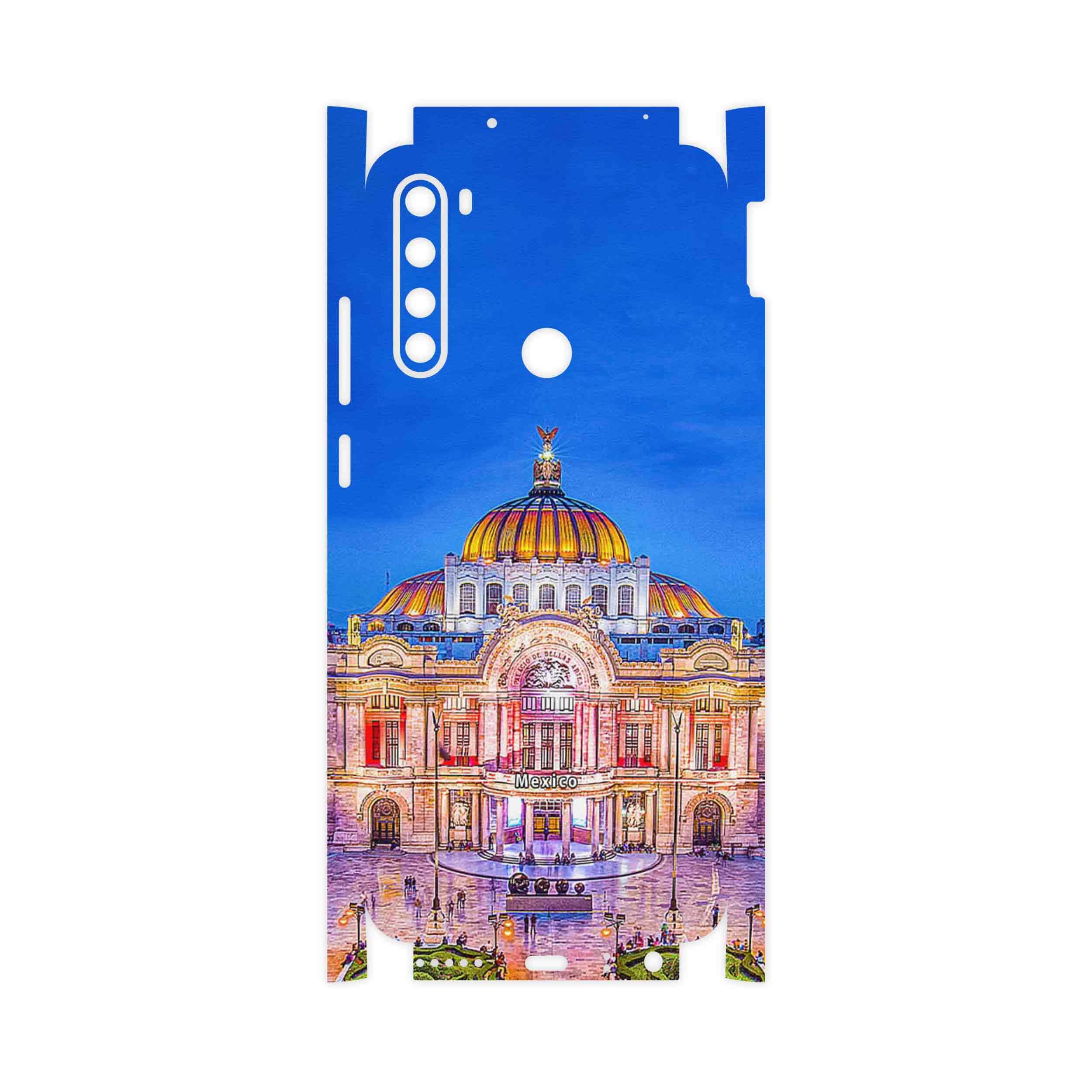 برچسب پوششی ماهوت مدل Mexico City-FullSkin مناسب برای گوشی موبایل شیائومی Redmi Note 8T