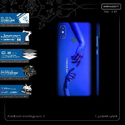 برچسب پوششی ماهوت مدل Artificial intelligence 1-FullSkin مناسب برای گوشی موبایل شیائومی Mi 8