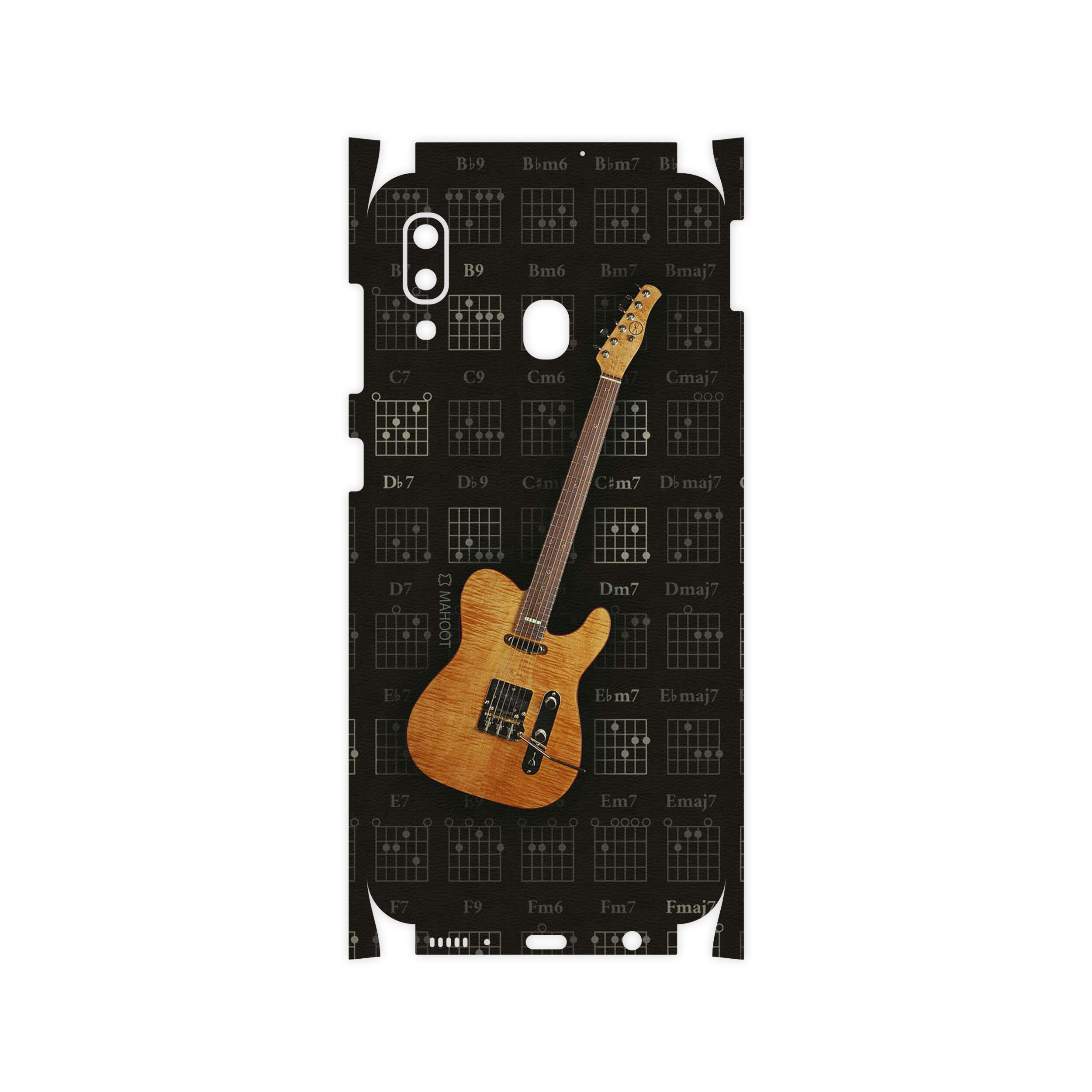 برچسب پوششی ماهوت مدل Guitar-Instrument-FullSkin مناسب برای گوشی موبایل سامسونگ Galaxy M10s