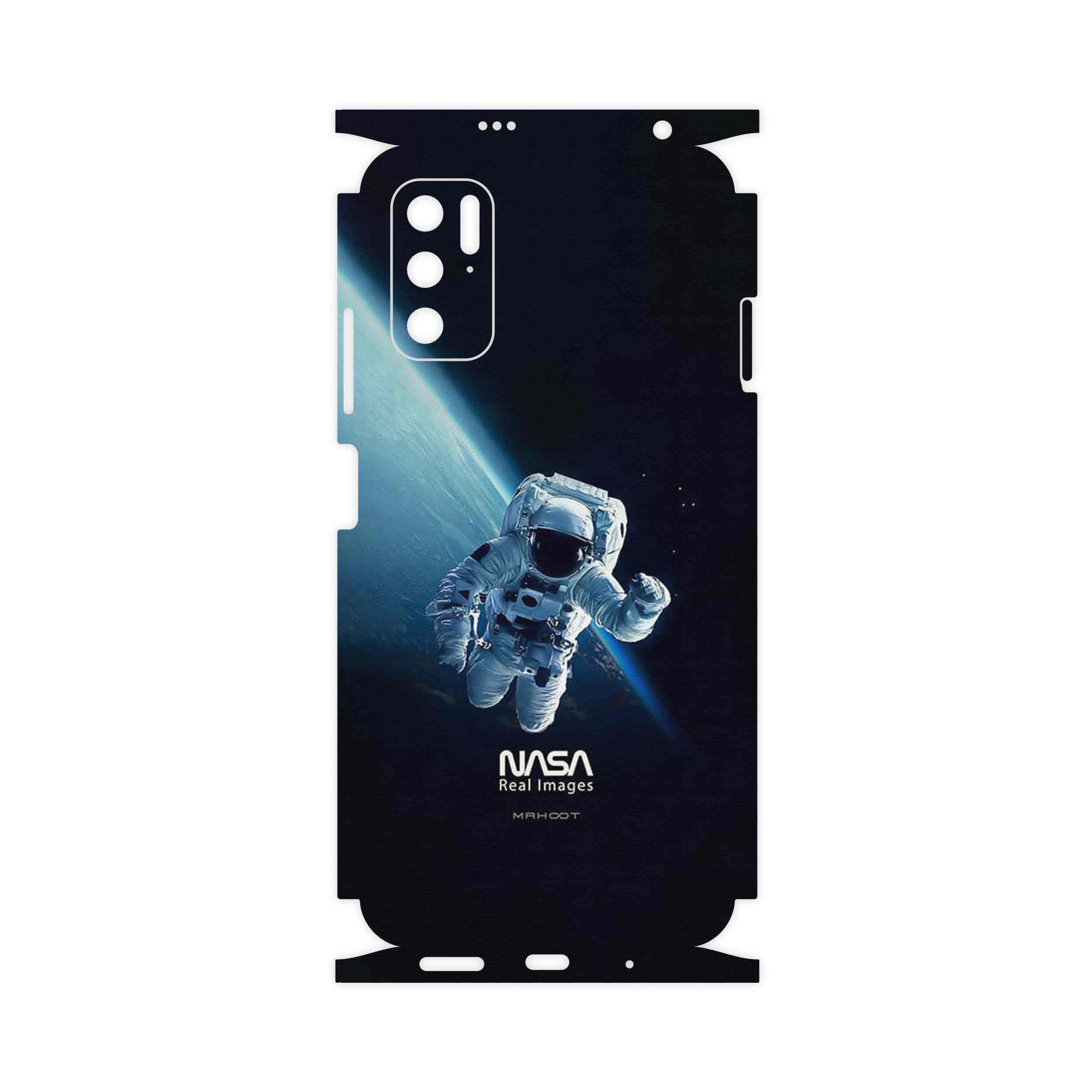 برچسب پوششی ماهوت مدل NASA_Astronaut-FullSkin مناسب برای گوشی موبایل شیائومی Redmi Note 11SE