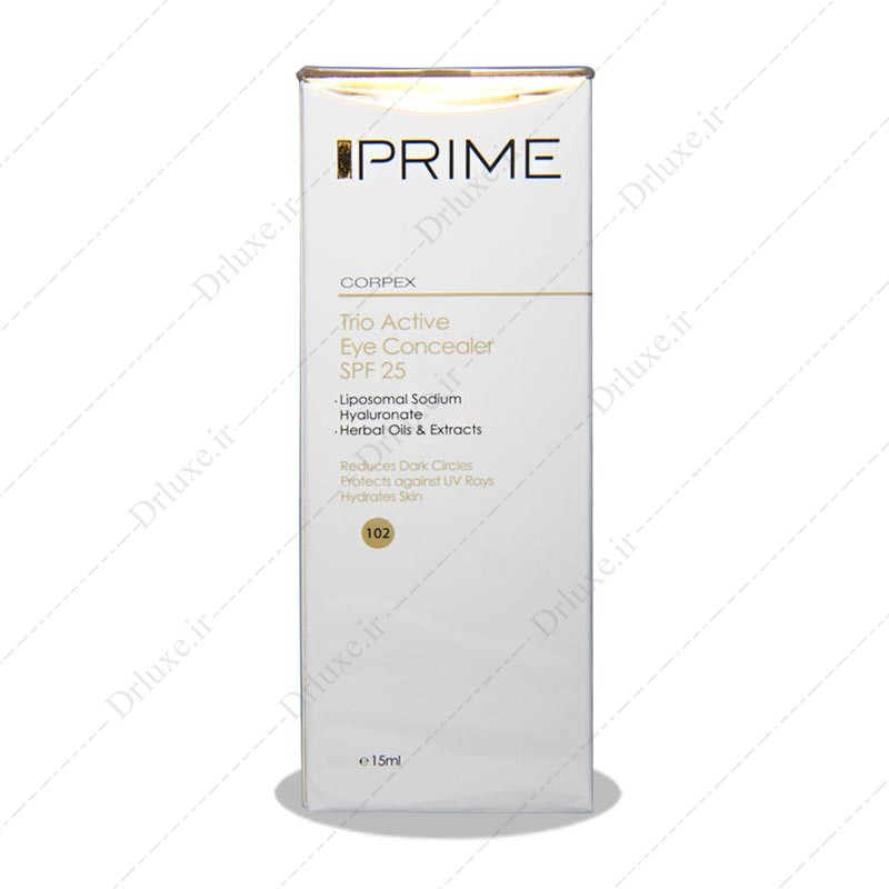 کانسیلر دور چشم SPF25 شماره 102 پرایم 15 میلی لیتر - دکتر لوکس