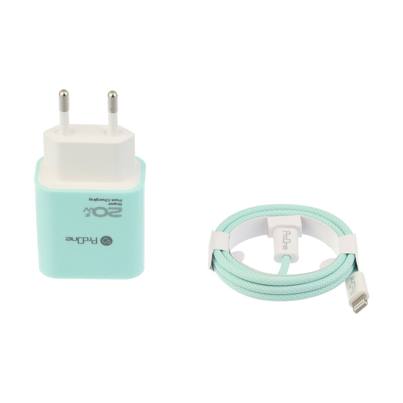 شارژر دیواری 20 وات PWC540 آبی پرووان