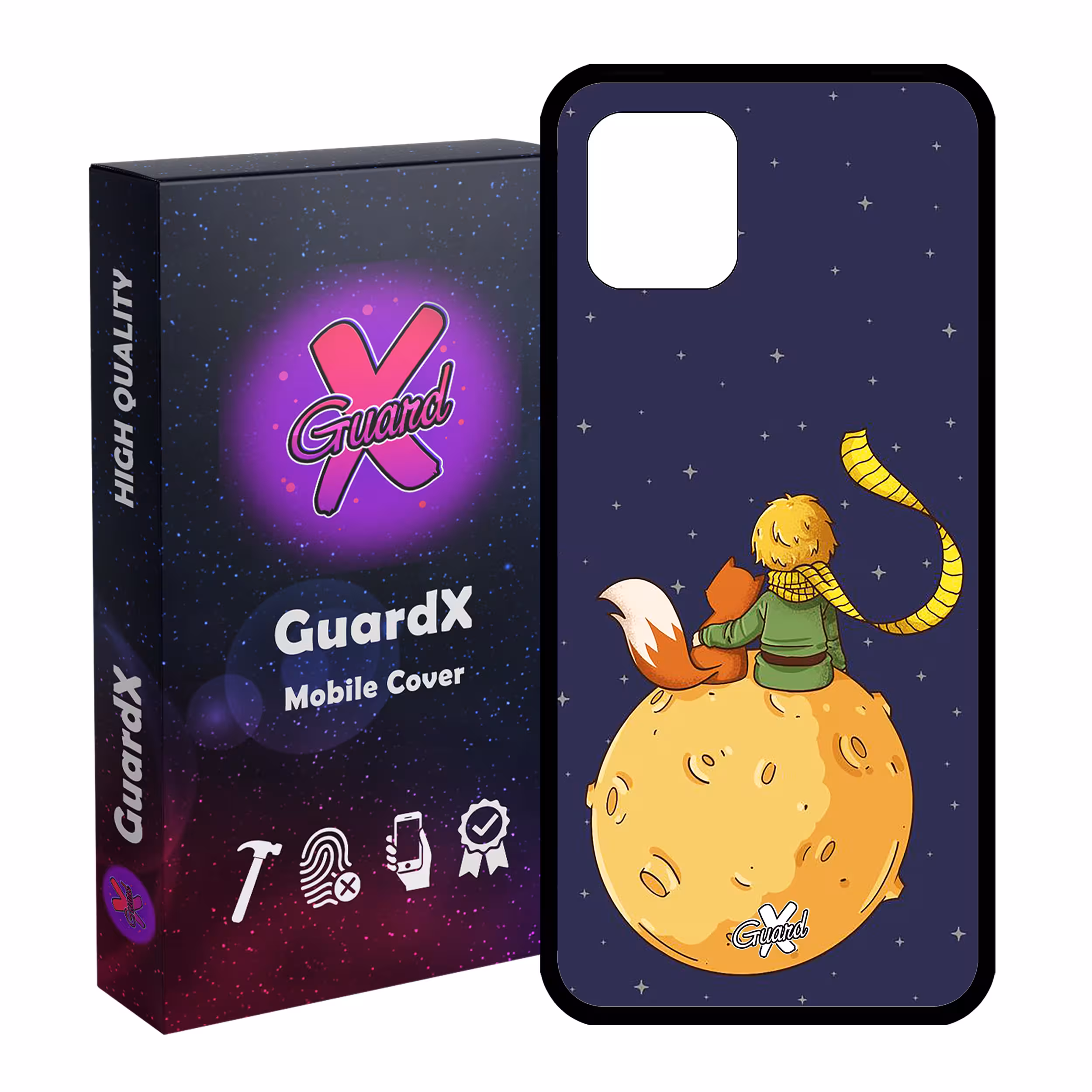 کاور گارد ایکس طرح Little Prince مدل Glass10003 مناسب برای گوشی موبایل سامسونگ Galaxy Note 10 Lite