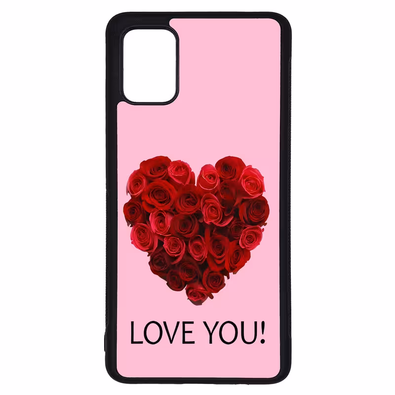 کاور طرح LOVE YOU کد G-031 مناسب برای گوشی موبایل سامسونگ Galaxy A51 | دیجی قاب دونی