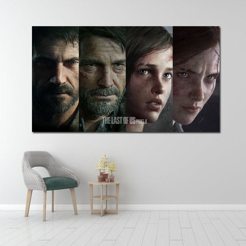 تابلو شاسی دنیای قاب مدل  بازی the last of us | دنیای قاب