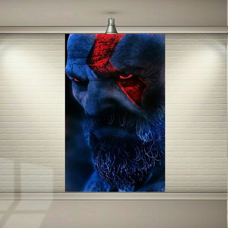 تابلو شاسی طرح گیم خدای جنگ کد SDB2065 | دنیای قاب