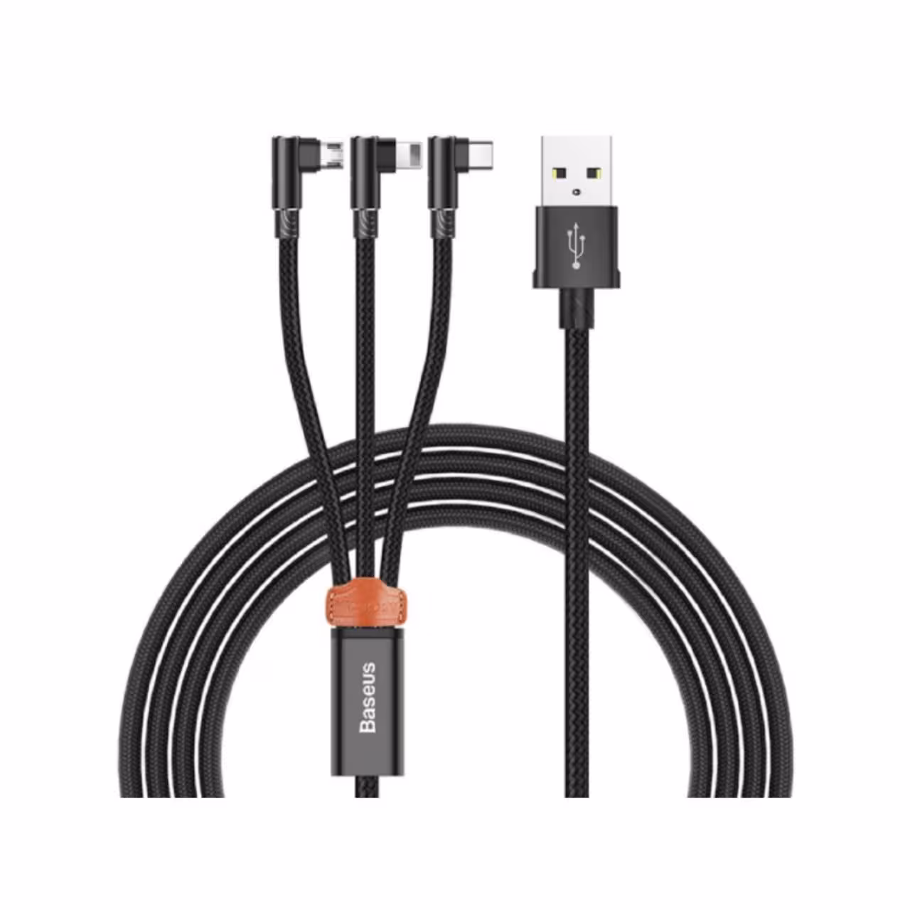 کابل تبدیل USB به USB-C / microUSB / لایتنینگ باسئوس مدل MVP طول 1.2 متر
