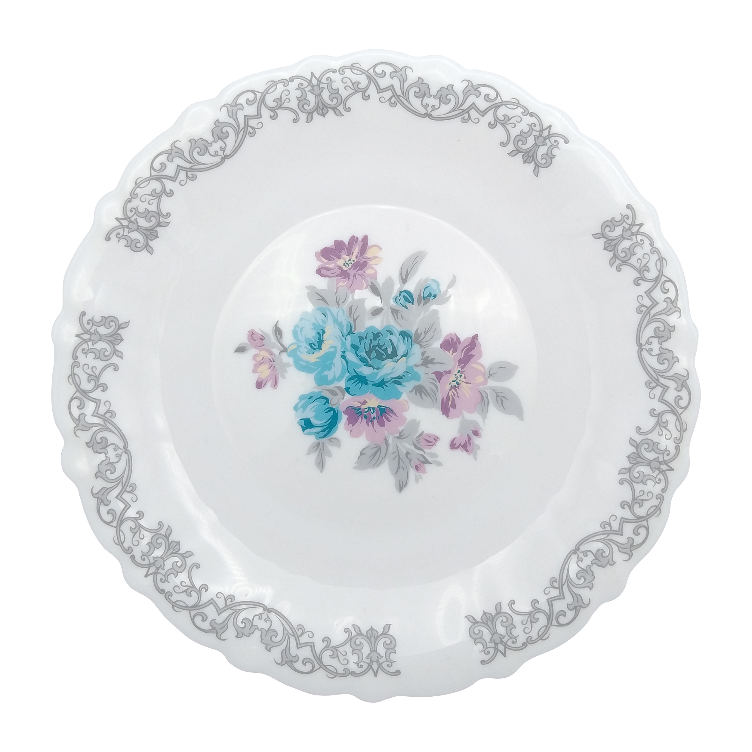 بشقاب میوه خوری پارس اپال مدل نرگس کد B بسته 6 عددی