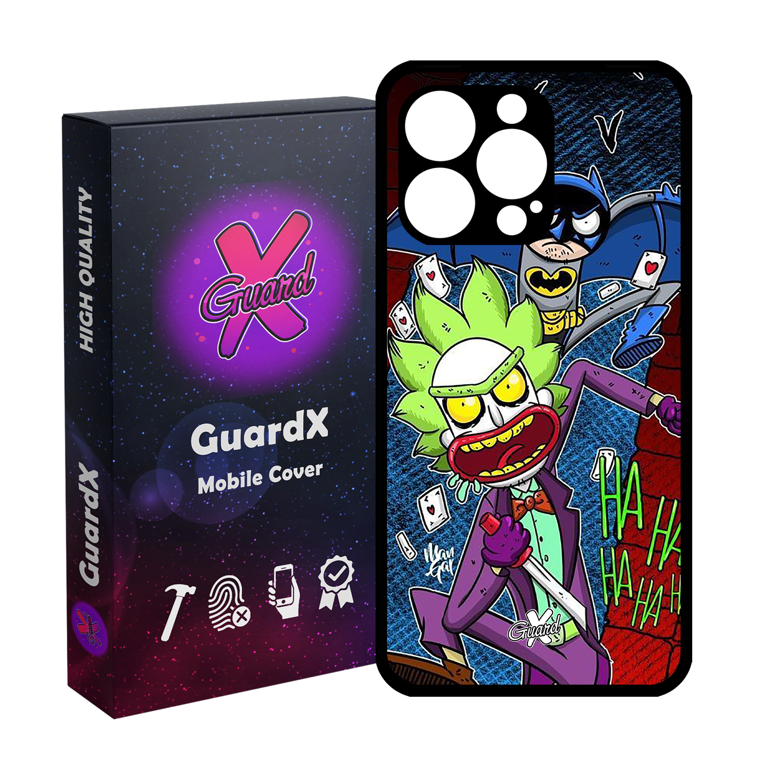 کاور گارد ایکس طرح Rick and Morty مدل Glass10154 مناسب برای گوشی موبایل اپل iPhone 13 Pro