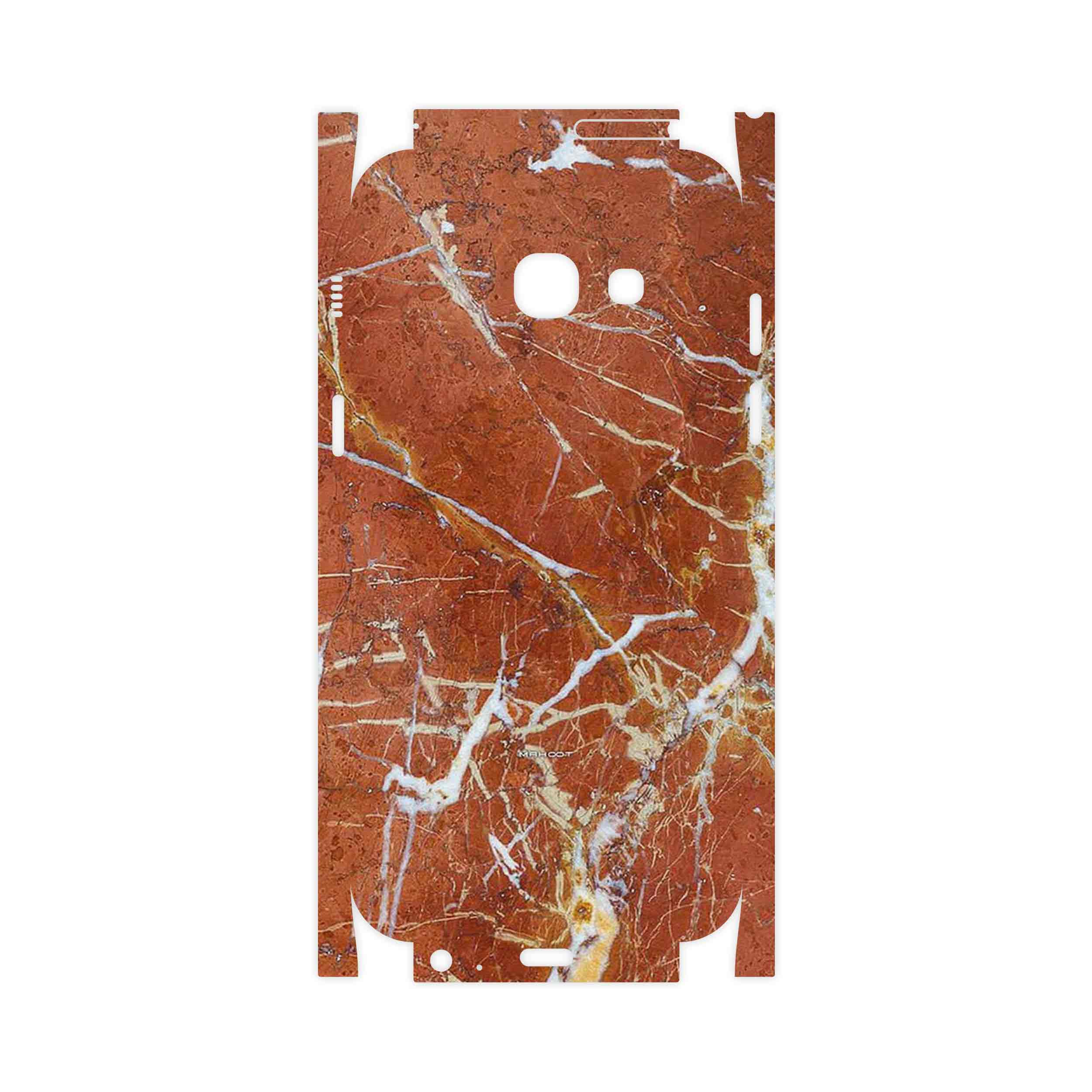 برچسب پوششی ماهوت مدل Red Marble-FullSkin مناسب برای گوشی موبایل سامسونگ Galaxy A3 2017