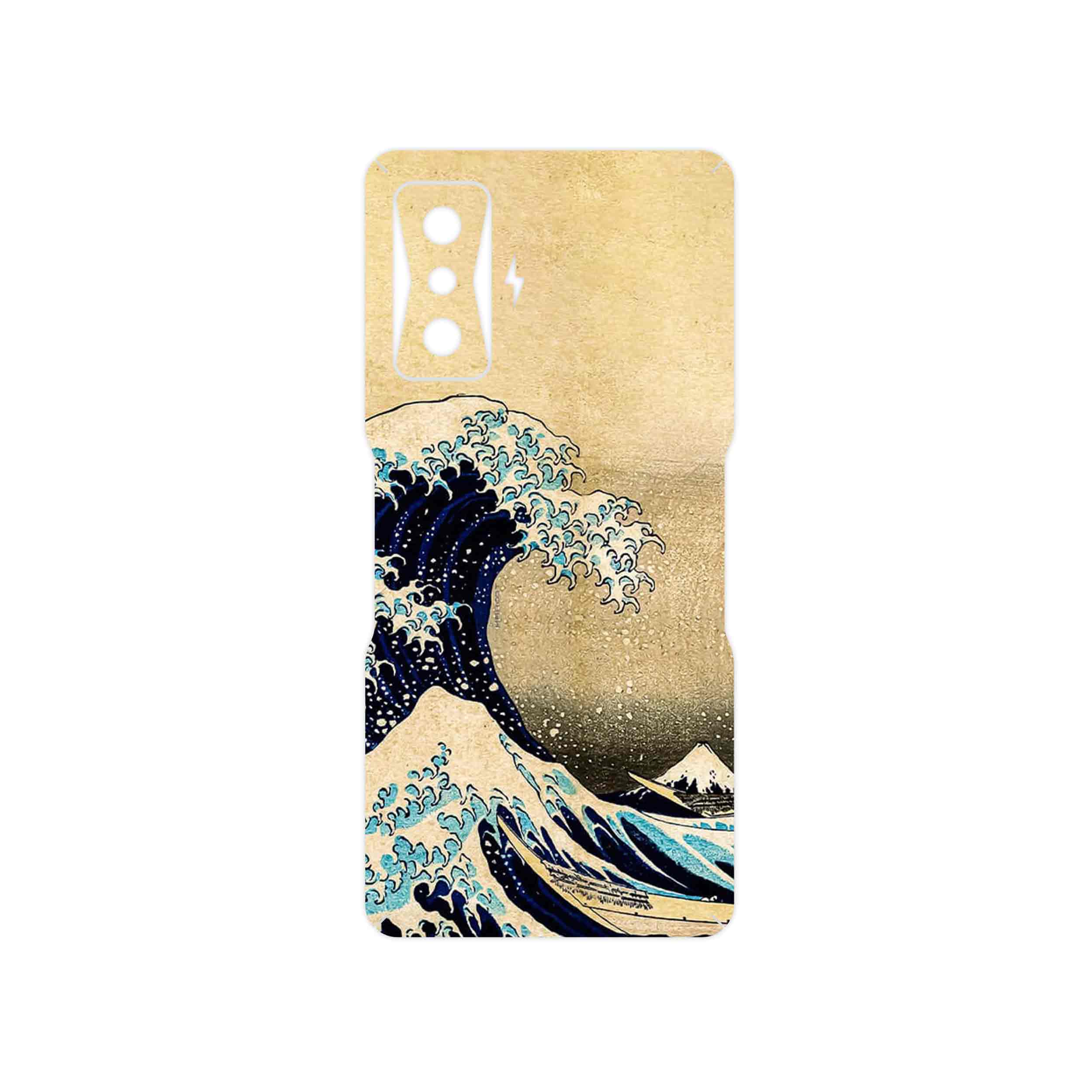 برچسب پوششی ماهوت مدل The Great Wave off Kanagawa of Hokusai مناسب برای گوشی موبایل شیائومی Redmi K50 Gaming