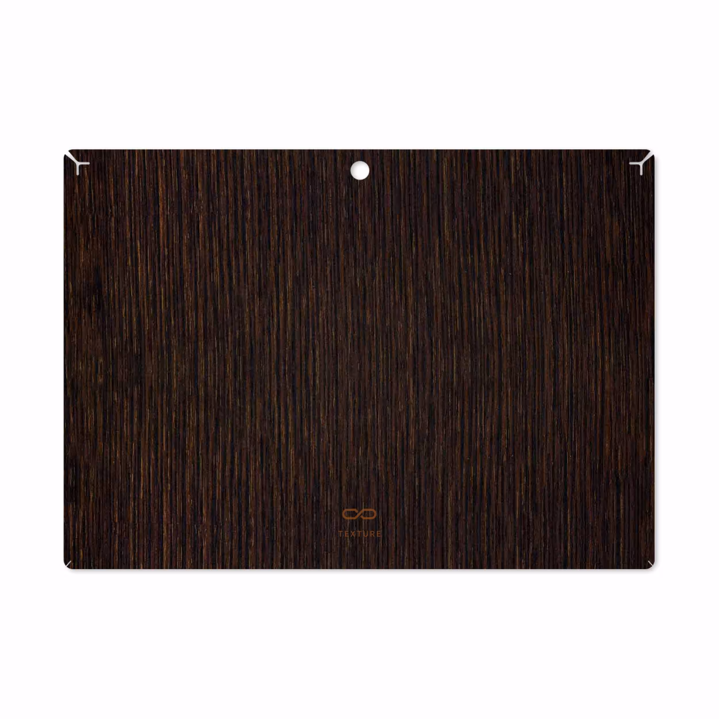 برچسب پوششی ماهوت مدل Dark-Gold-Stripes-Wood مناسب برای تبلت لنوو Miix 320 2017