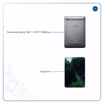 برچسب پوششی ماهوت مدل Jungle مناسب برای تبلت سامسونگ Galaxy Tab 7.7 2011 P6800