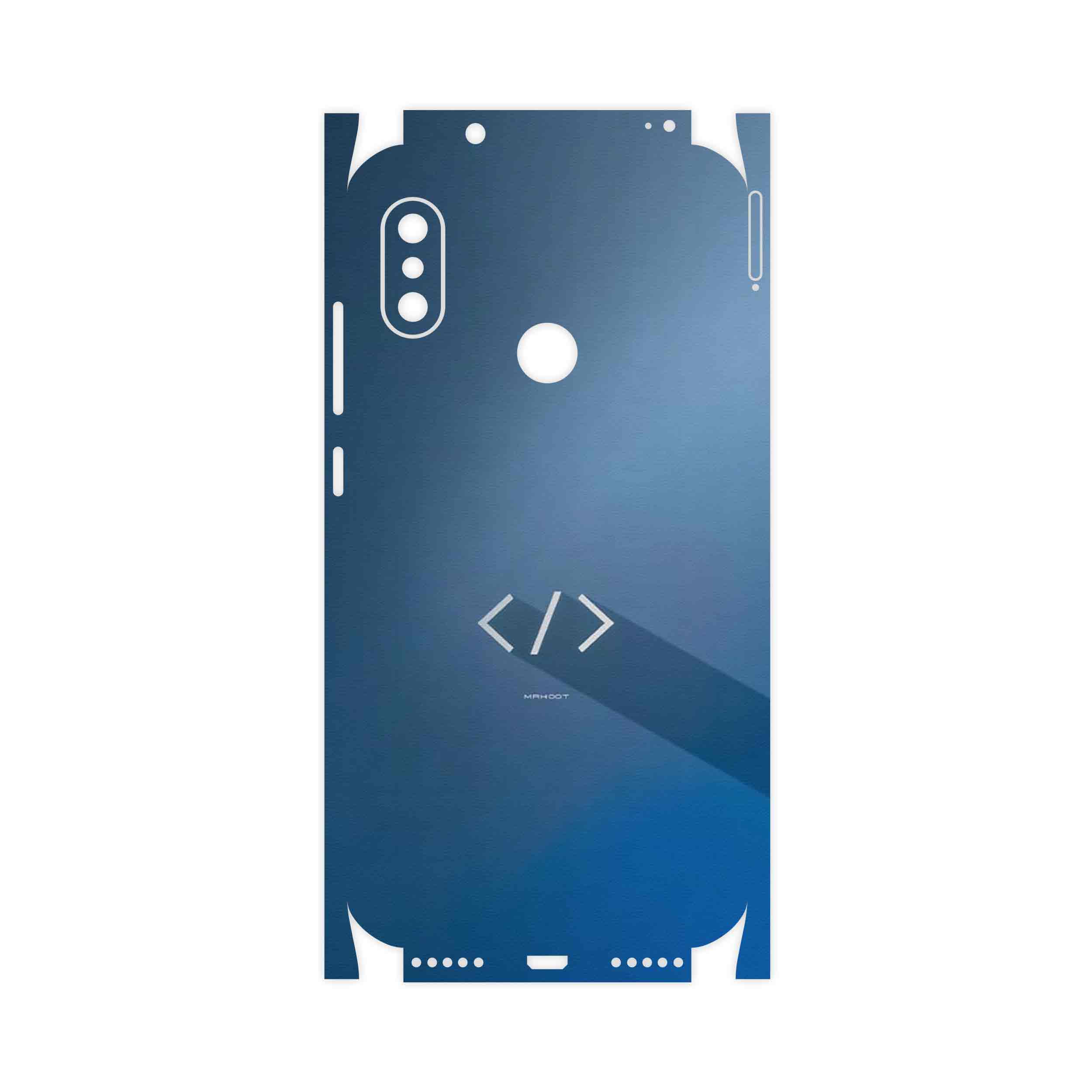 برچسب پوششی ماهوت مدل Minimal Coding icon-FullSkin مناسب برای گوشی موبایل شیائومی Redmi Note 6 Pro