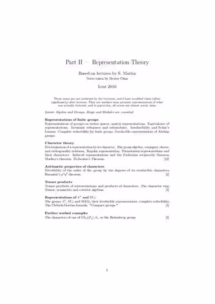 خرید و دانلود نسخه کامل کتاب Representation Theory