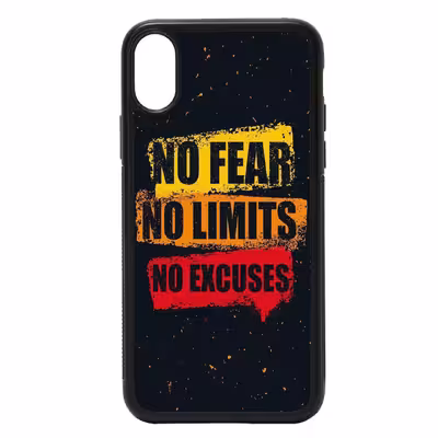 کاور طرح تایپوگرافی کد 7195 مناسب برای گوشی موبایل اپل iphone x/xs