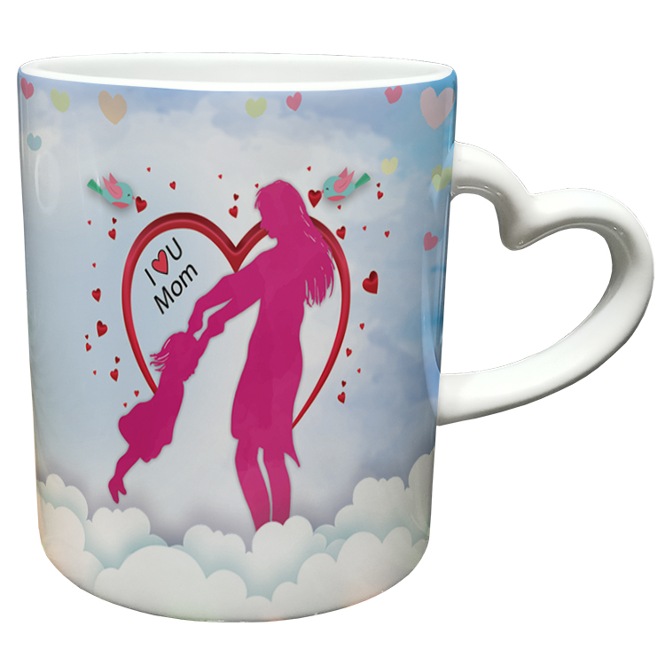 ماگ مدل دسته قلبی طرح روز مادر کد 1