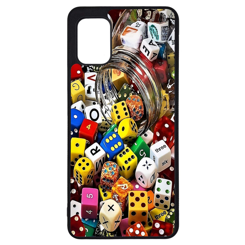 کاور طرح تاس کد G-032 مناسب برای گوشی موبایل سامسونگ Galaxy A31 | دیجی قاب دونی