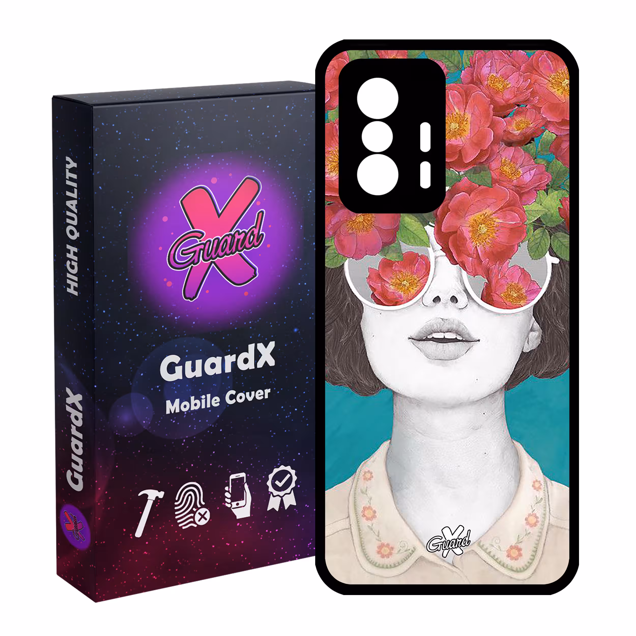کاور گارد ایکس طرح Girl مدل Glass10148 مناسب برای گوشی موبایل شیائومی 11T Pro / 11T