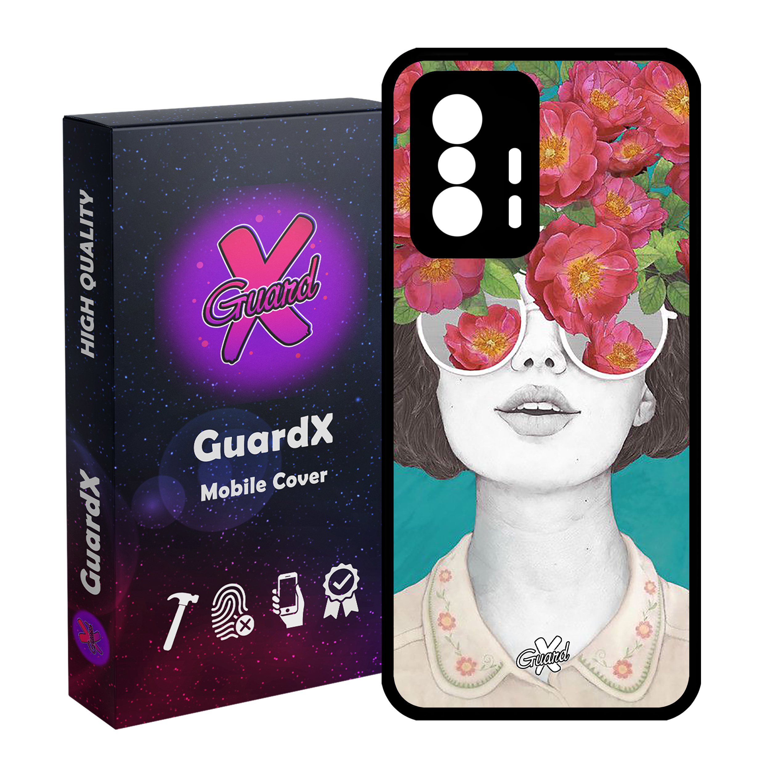 کاور گارد ایکس طرح Girl مدل Glass10148 مناسب برای گوشی موبایل شیائومی 11T Pro / 11T