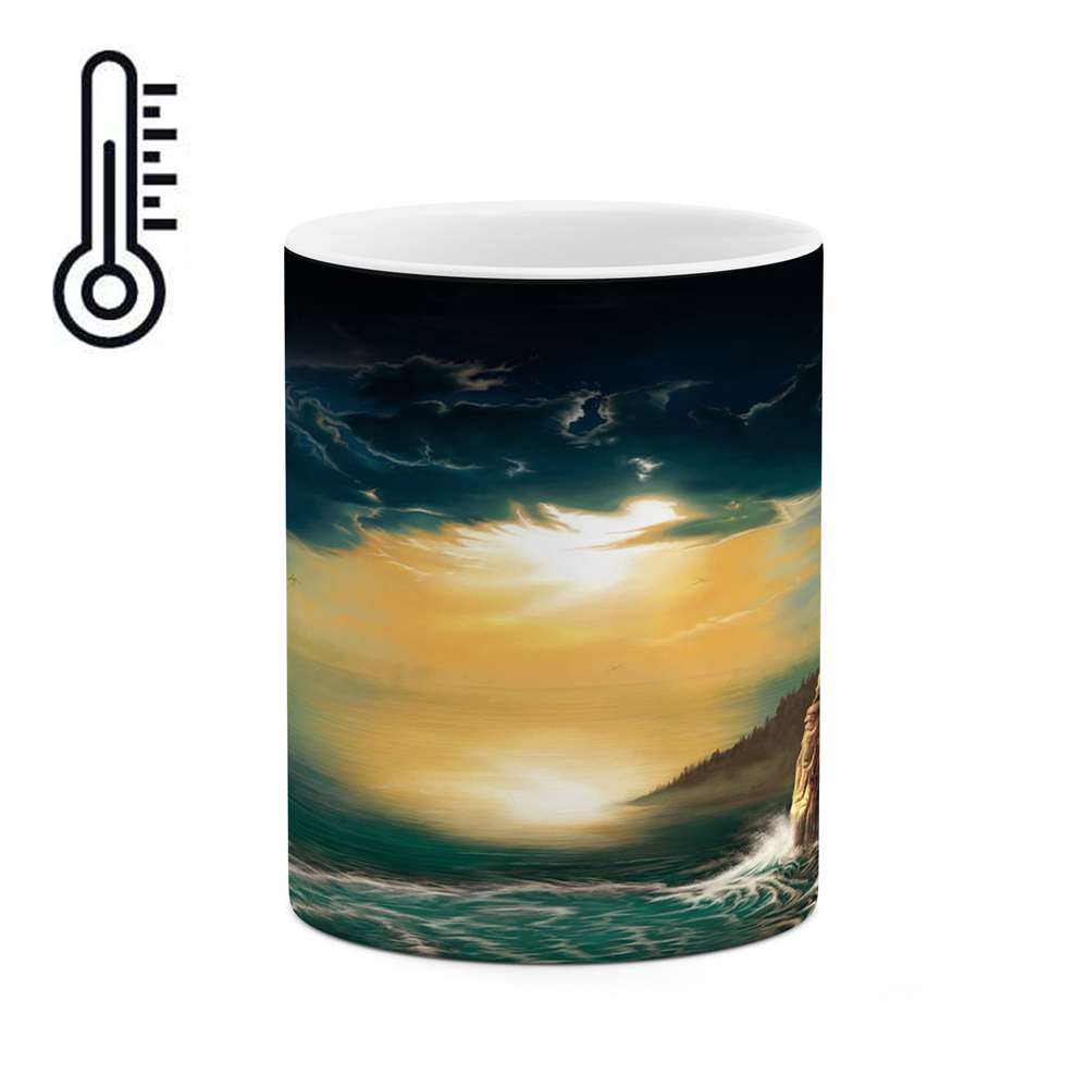 ماگ حرارتی کاکتی طرح انیمه مدل mgh12946