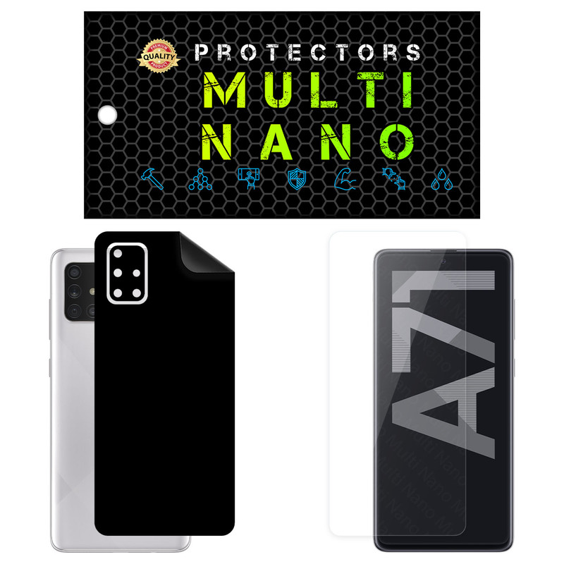 محافظ صفحه نمایش مولتی نانو مدل X-SFM مناسب برای گوشی موبایل سامسونگ Galaxy A71 به همراه برچسب پوششی | کالا برتری