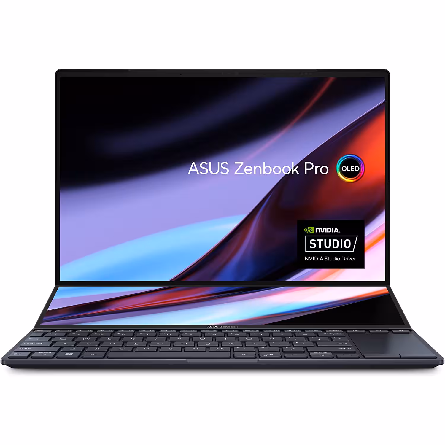 لپ تاپ 14.5 اینچی ایسوس مدل ZenBook Pro Duo 14 UX8402ZE با پردازنده Core i7 12700H رم 16 گیگابایت و حافظه 1TB SSD