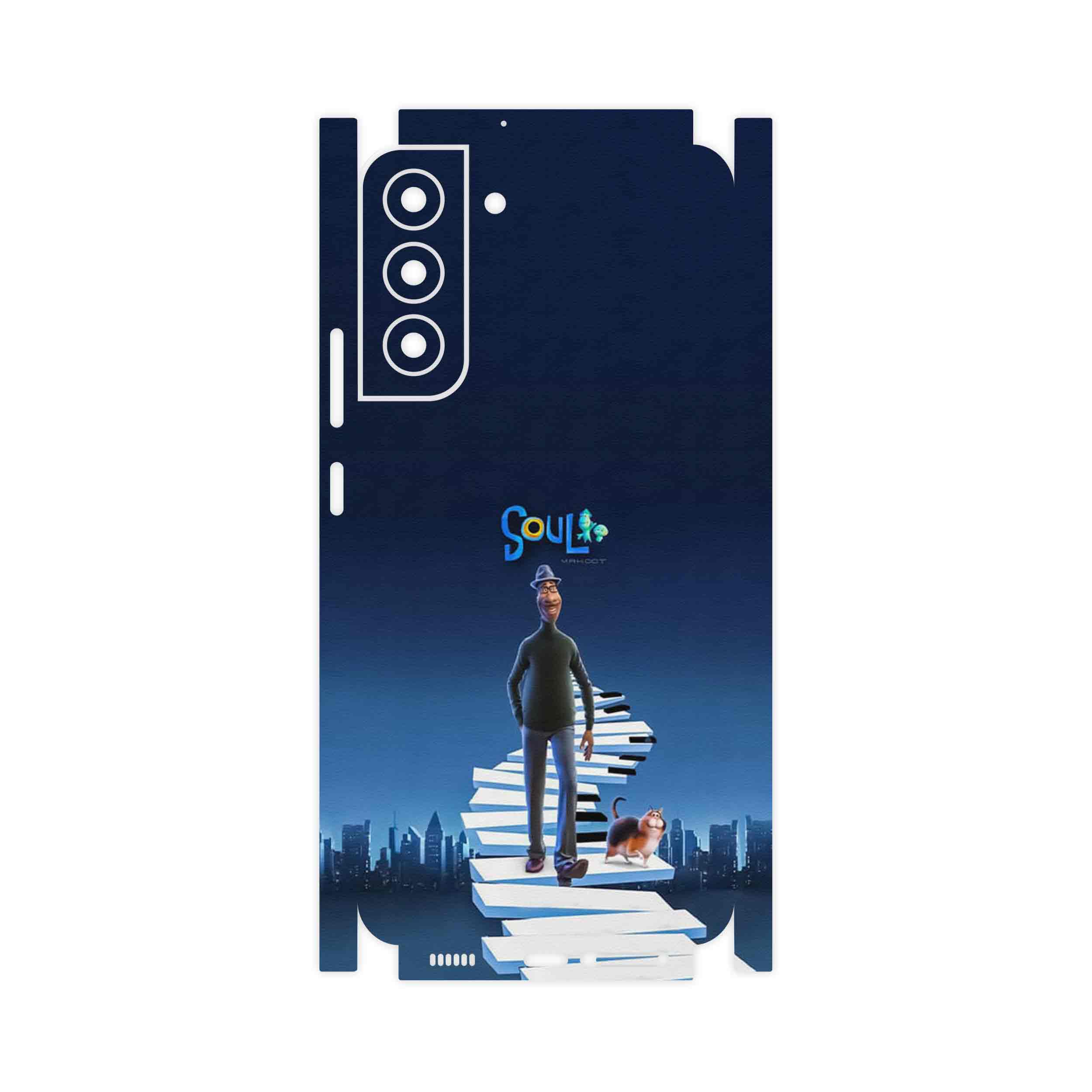 برچسب پوششی ماهوت مدل soul-FullSkin مناسب برای گوشی موبایل سامسونگ Galaxy S22 Plus 5G