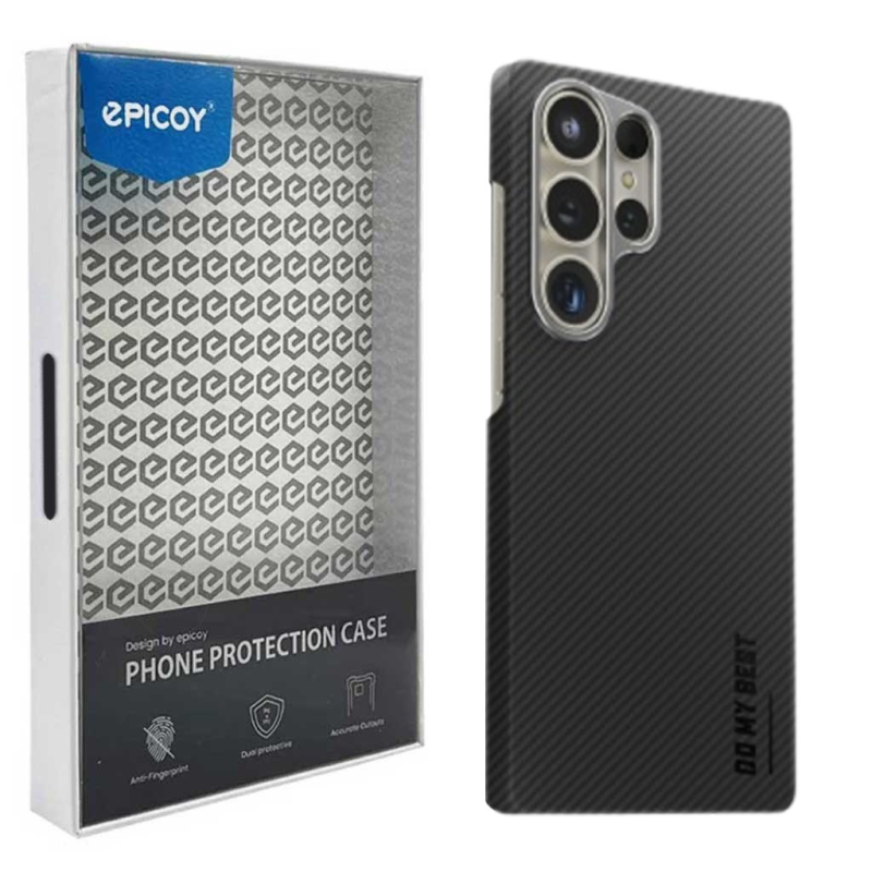 کاور گوشی سامسونگ Galaxy S25 Ultra اپیکوی مد‌ل C‌a‌r‌b‌o‌n B‌l‌u‌e‌o