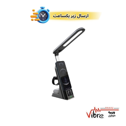 شارژر وایرلس و استند 7 کاره گرین لاین مدل Green 7IN1 DUAL COIL MAX 15W HW33