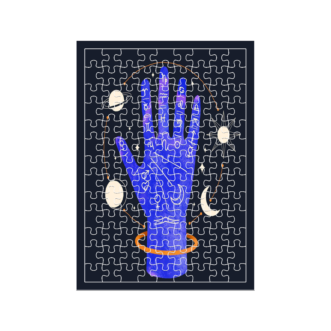 پازل 117 تکه مدل دست کد 1856