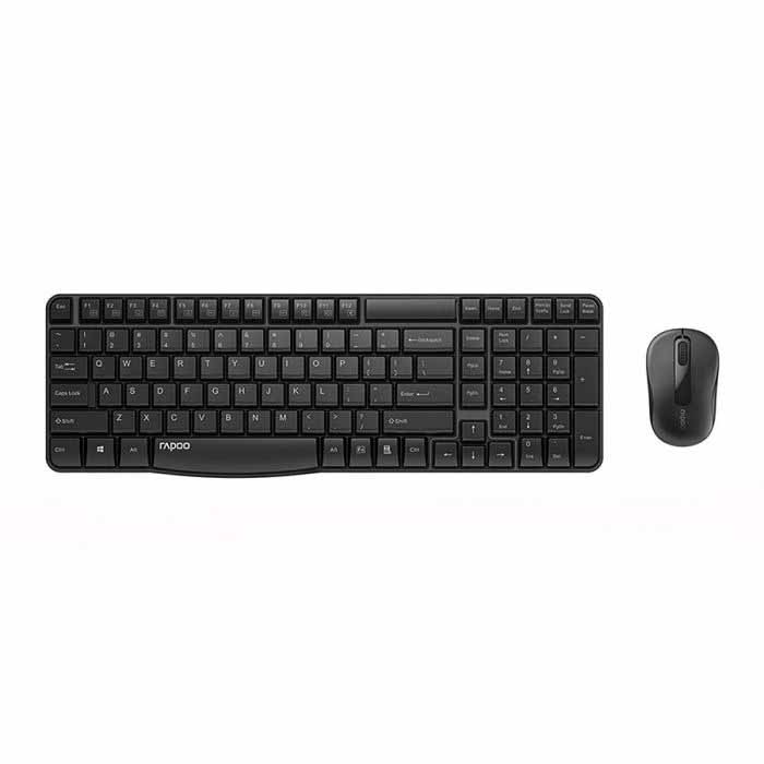 خرید کیبورد و موس بی سیم رپو Keyboard and Mouse Rapoo X1800s با بهترین قیمت