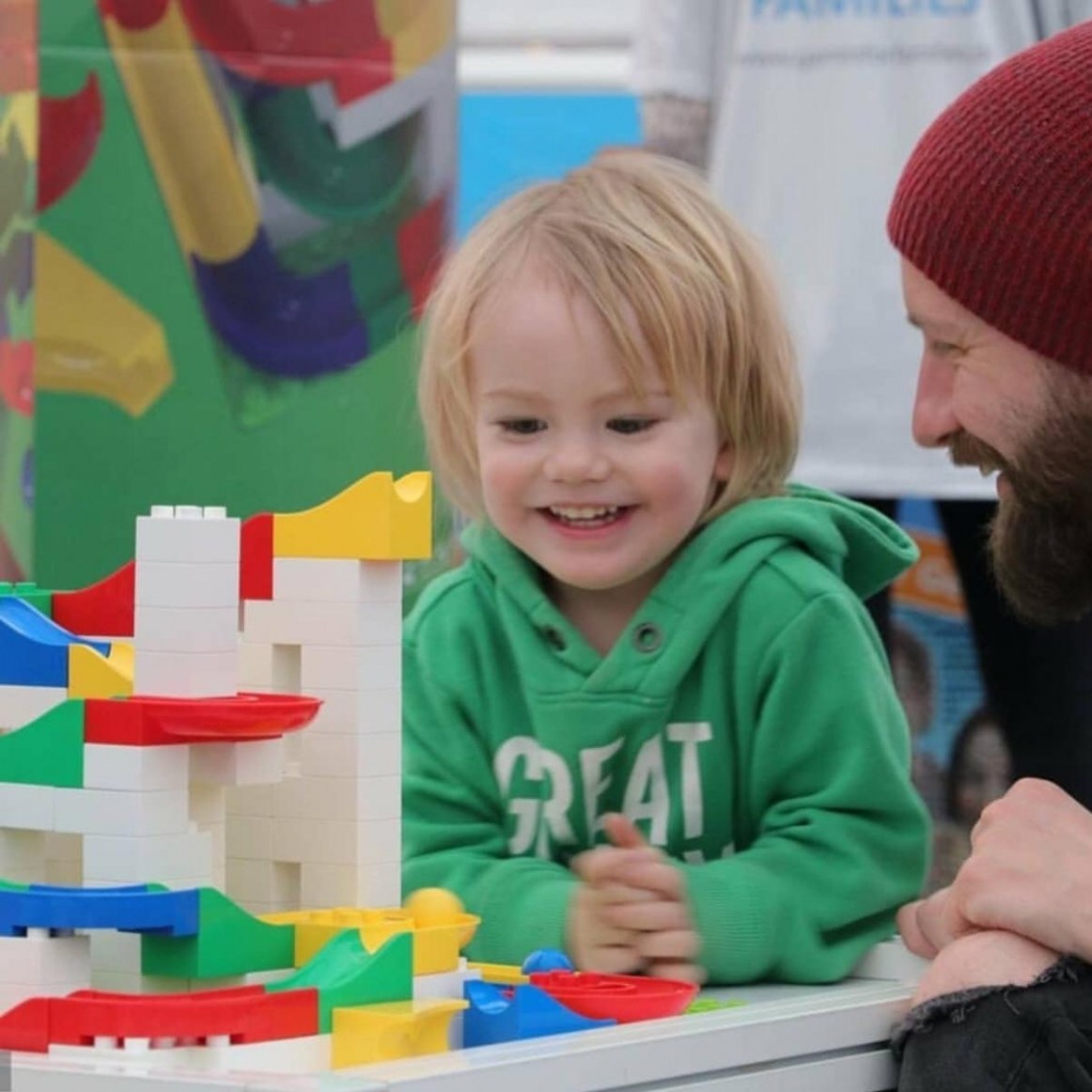 اسباب بازی توپ و سرسره ماز ساختنی لگو دانی بال سایز بزرگ مناسب برای 4 تا 10 سال
