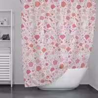 پرده حمام دلفین مدل GU-6811 سایز 180x200سانتی متر