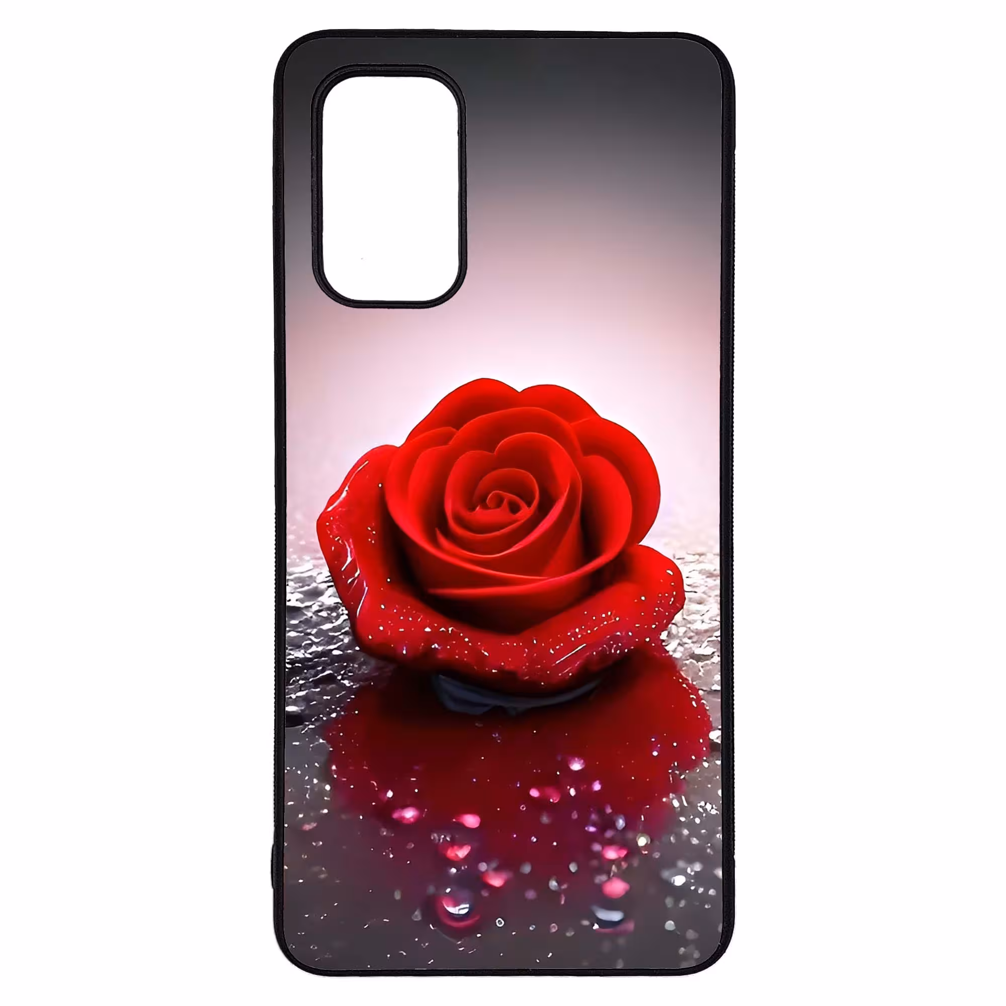 کاور طرح گل رز کد G-024 مناسب برای گوشی موبایل سامسونگ Galaxy A32 4G | دیجی قاب دونی