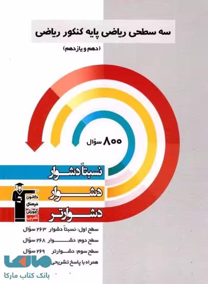 سه سطحی ریاضیات کنکور ریاضی پایه (دهم یازدهم) قلم چی