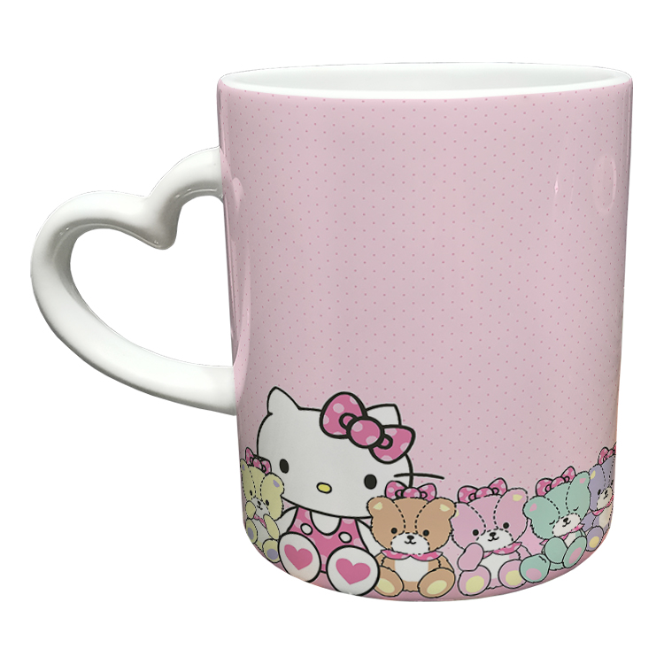 ماگ مدل دسته قلبی طرح کیتی کد 17