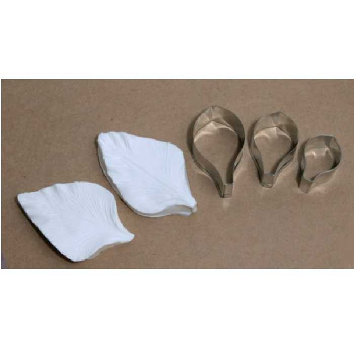 سیلیکون قالب گیری به گز مدل گل گلایول مجموعه 5 عددی