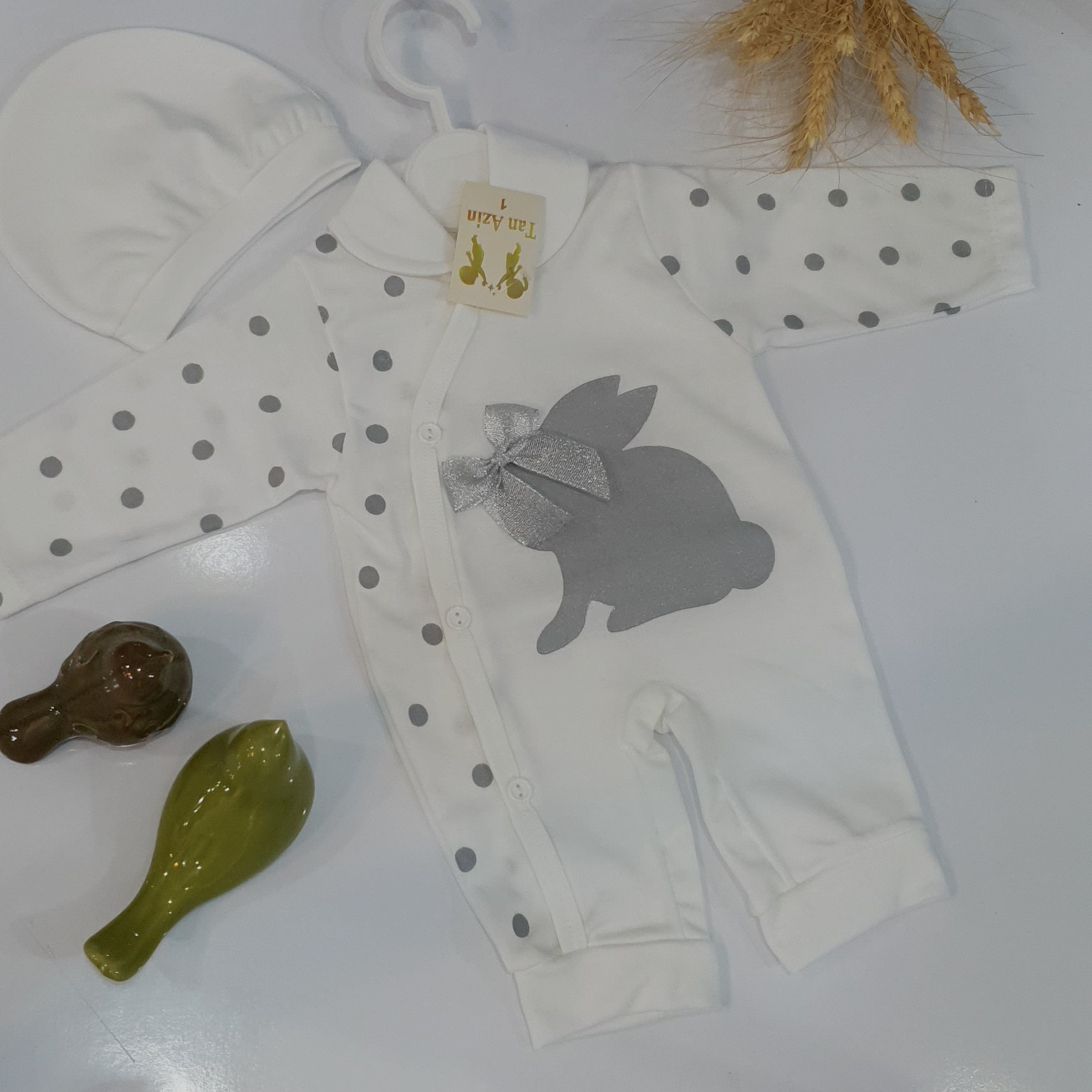 سرهمی گوزادی طرح خرگوشی دخترانه دوتکه ارسال رایگان