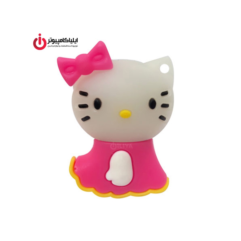 فلش مموری عروسکی کینگ فست مدل KI-21 طرح Hello Kitty ظرفیت 32 گیگابایت