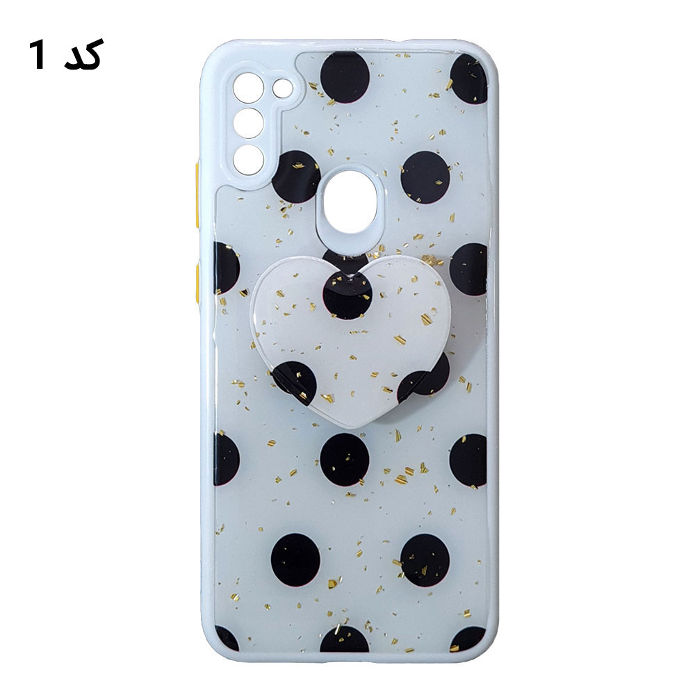 قاب رزینی با پاپ سوکت قلبی سامسونگ A11