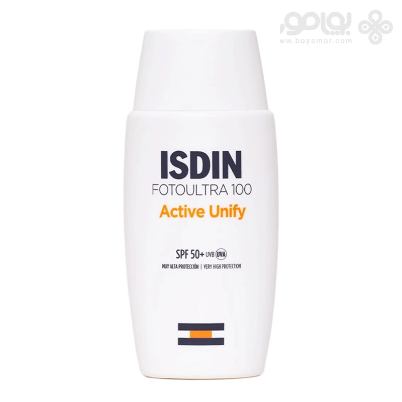 کرم ضد آفتاب ایزدین مدل ACTIVE UNIFY حاوی SPF50 حجم 50 میل