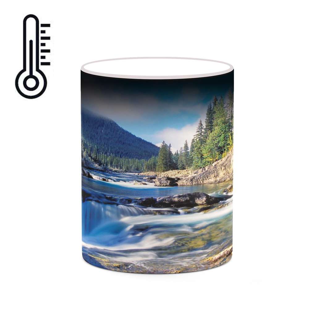 ماگ حرارتی کاکتی طرح منظره مدل mgh18366