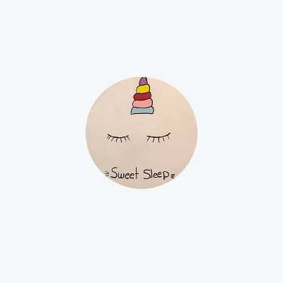 بشقاب دیوارکوب سفالی طرح اسب تک شاخ مجموعه 4عددی