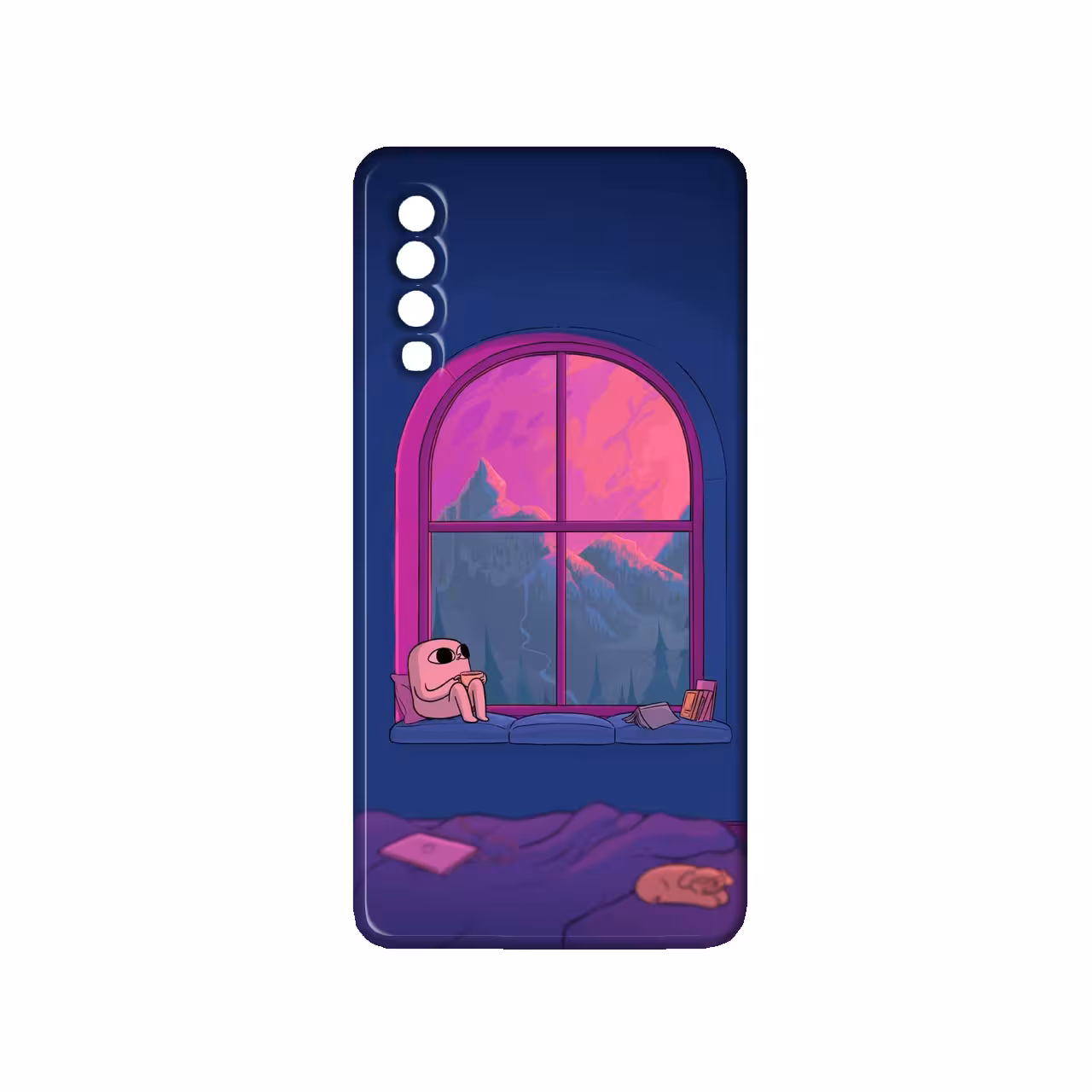 کاور مدل انیمیشن کد 058 مناسب برای گوشی موبایل سامسونگ galaxy A50 / A50s / A30s 