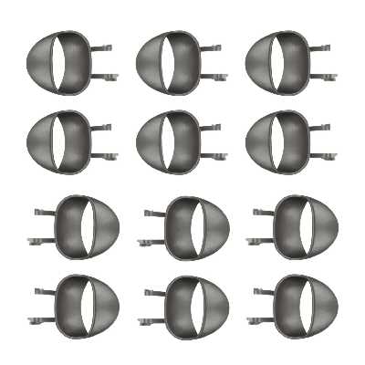 دستگیره در بازکن داخلی خودرو تورال یدک مدل فلزی مناسب برای کوییک مجموعه 12 عددی