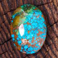 نگین فیروزه شجری کد 12607 - جواهری مشاهیر