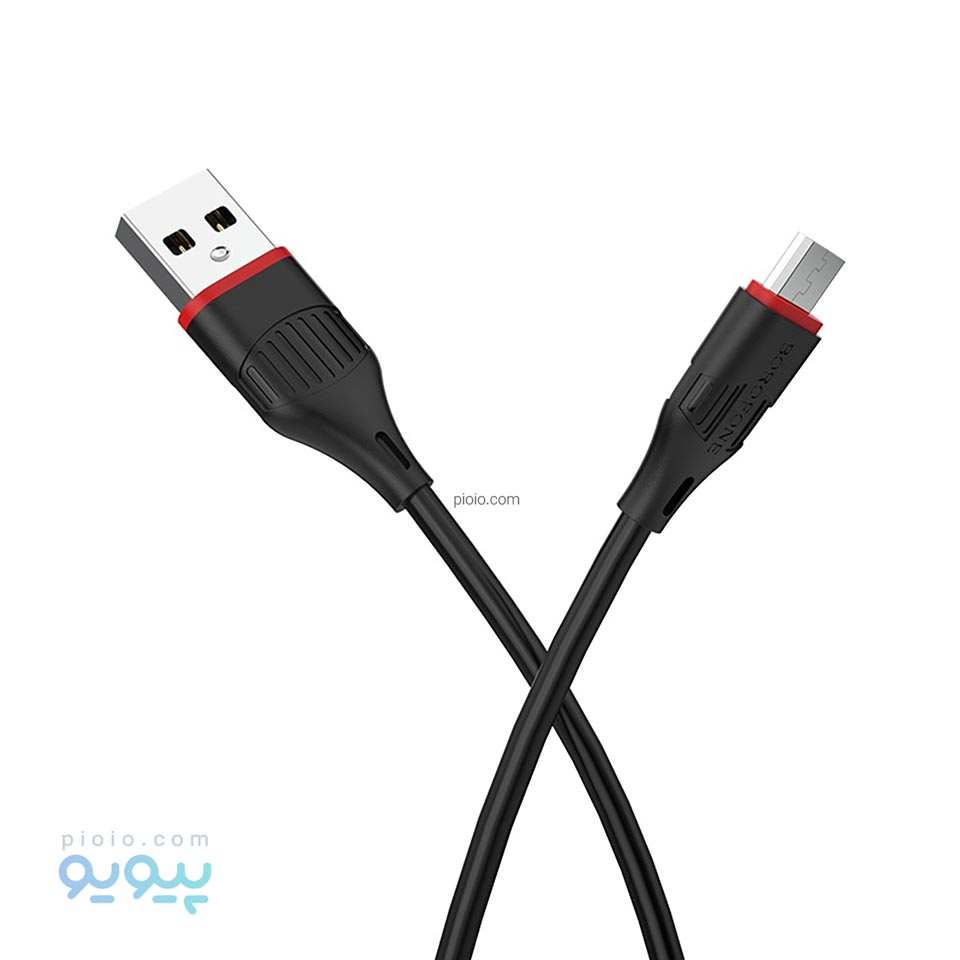 کابل تبدیل USB به microUSB بروفون مدل BX17