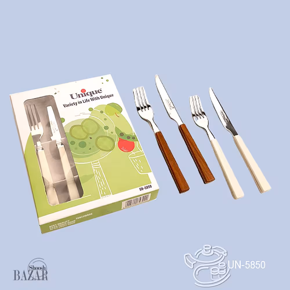 کارد و چنگال دسته لوکس یونیک کد 5850